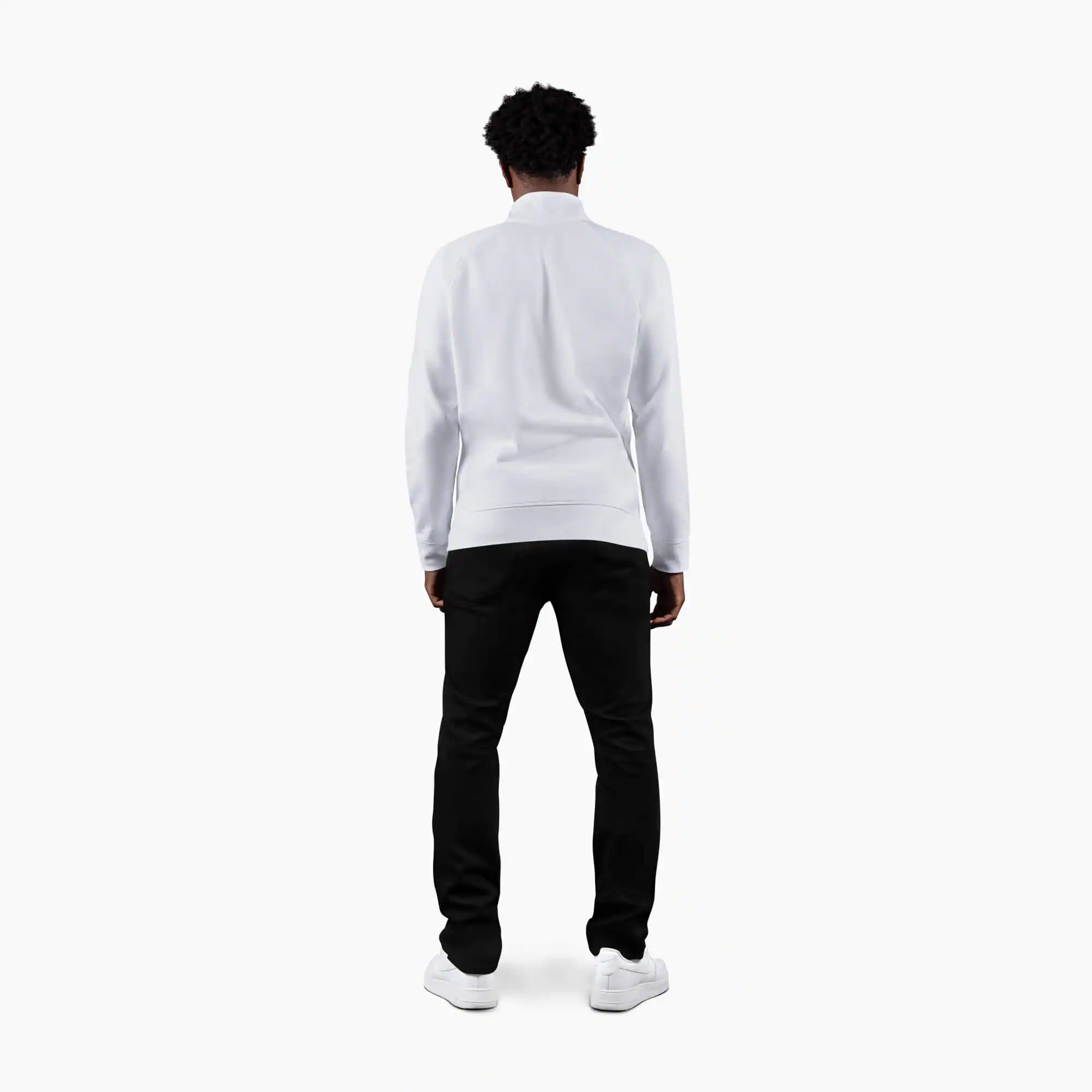imagen de Men's Chill Quarter Zip Pullover - White