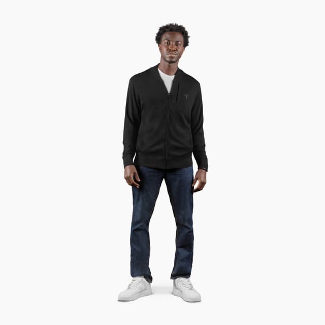imagen de Men's Raven Lightweight Zip Up Bomber Jacket