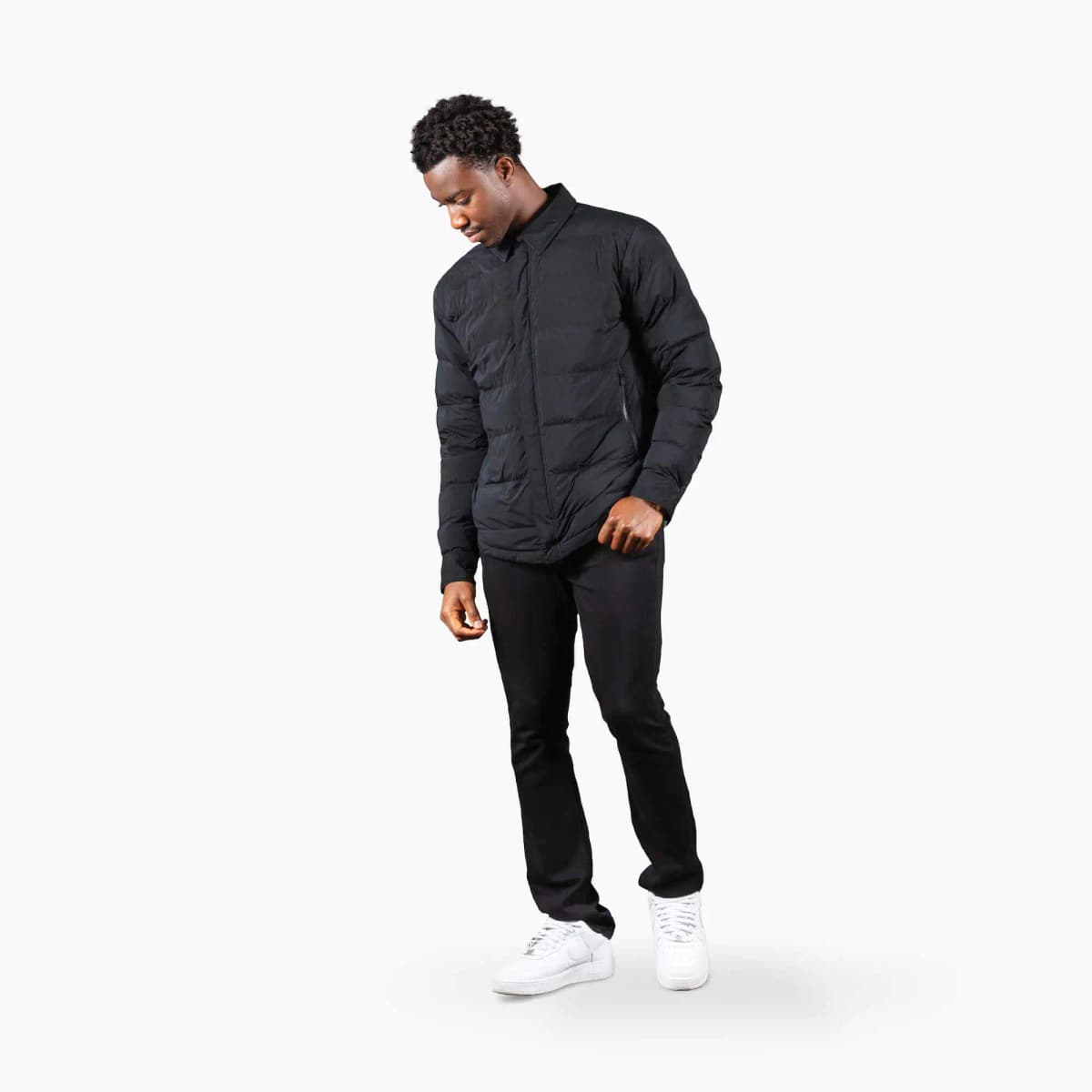 imagen de Men's Quilted Shirt Jacket