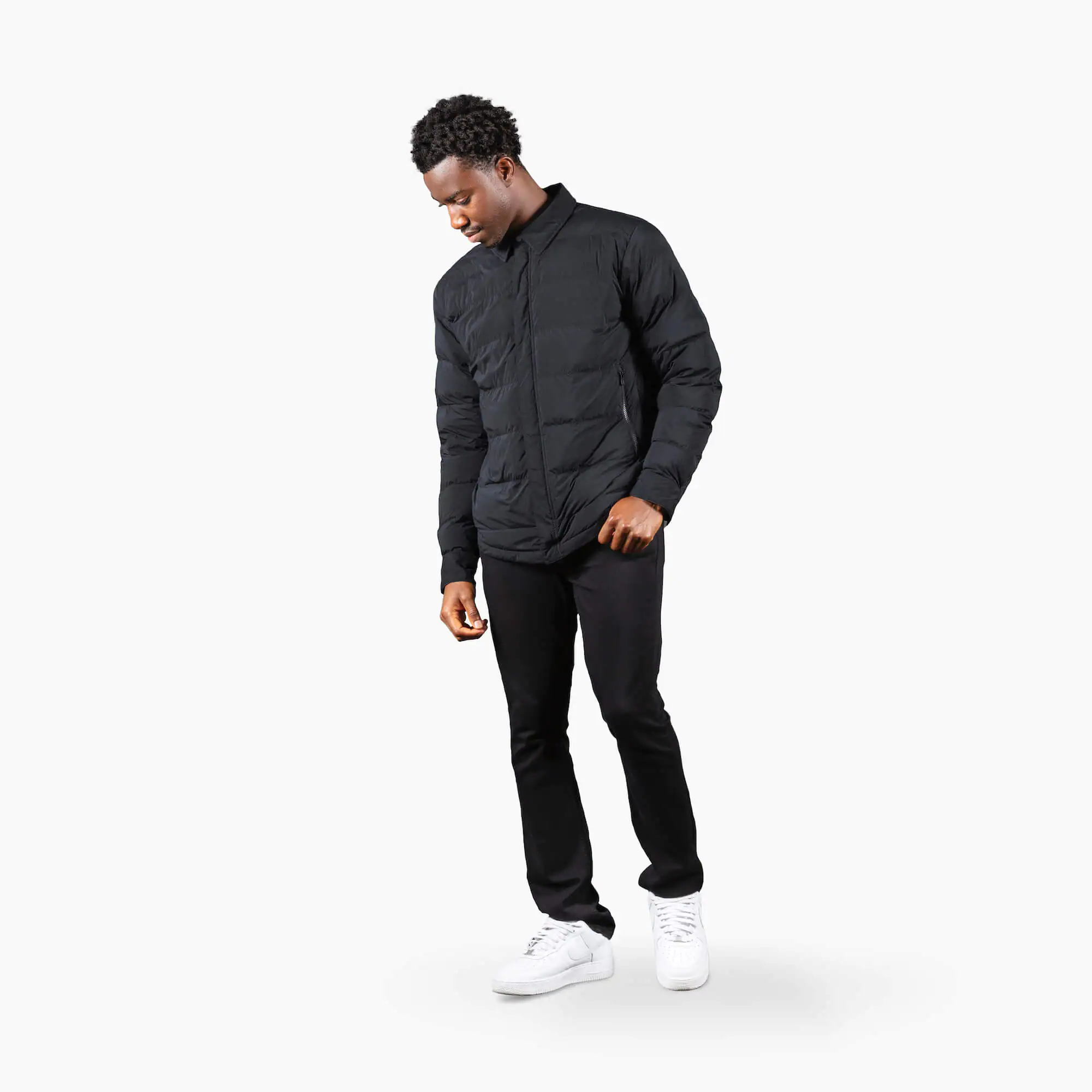 imagen de Men's Quilted Shirt Jacket