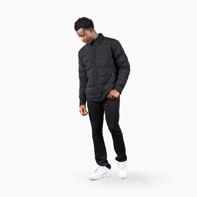 imagen de Men's Quilted Shirt Jacket
