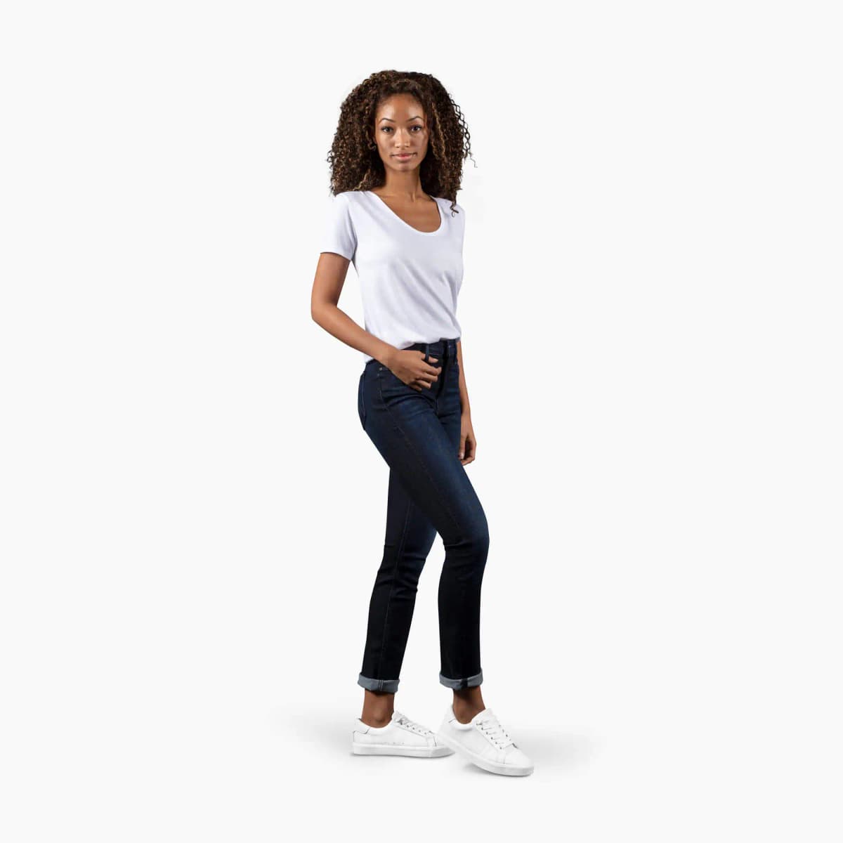 imagen de Women's T Logo Short Sleeve Scoop Neck Tee